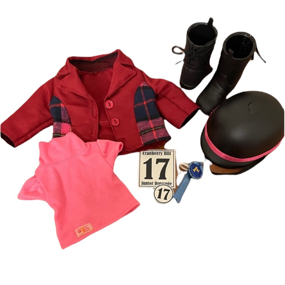 Our Generation Lily Anna 18” Doll & Horse Riding Set Clothing & Lemonade Set - Picture 3 of 16